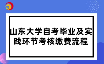 2025年上半年山东大学自考毕业及实践环节考核缴费流程